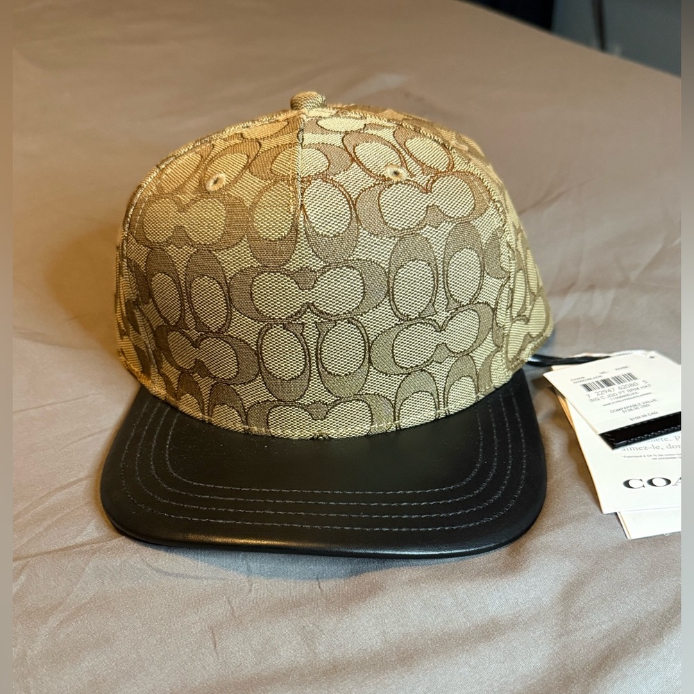 Signature Jacquard Flat Brim Cap